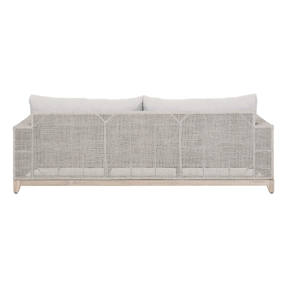 Woven - Outdoor  Transitional Tropez Outdoor 90" Sofa. Picture 5