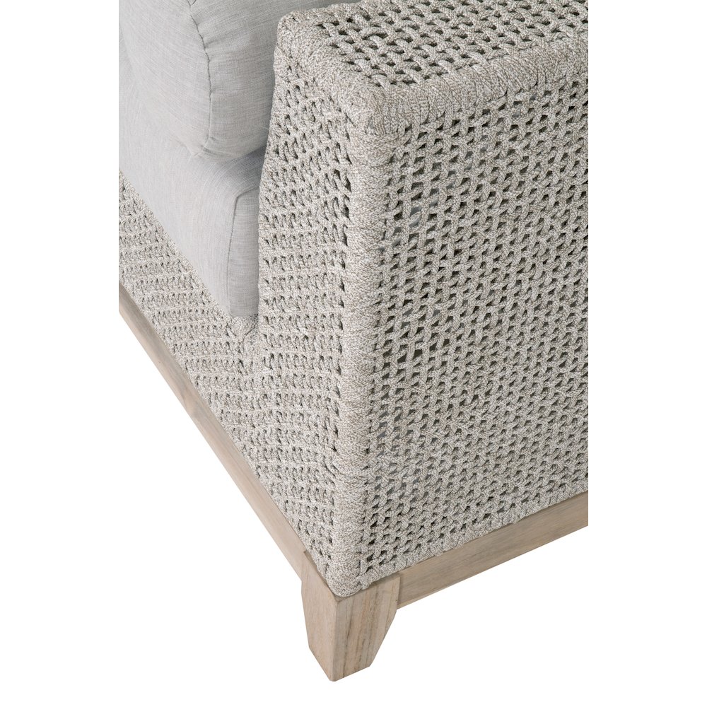 Woven - Outdoor  Transitional Tropez Outdoor 90" Sofa. Picture 6