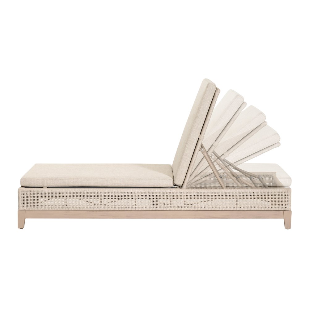 Woven - Outdoor  Transitional Tropez Outdoor Chaise Lounge. Picture 5