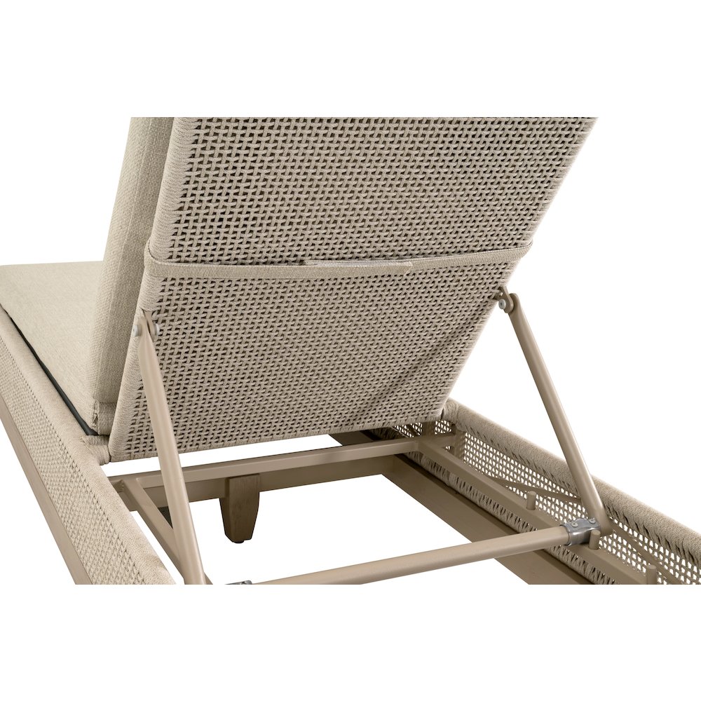 Woven - Outdoor  Transitional Tropez Outdoor Chaise Lounge. Picture 6