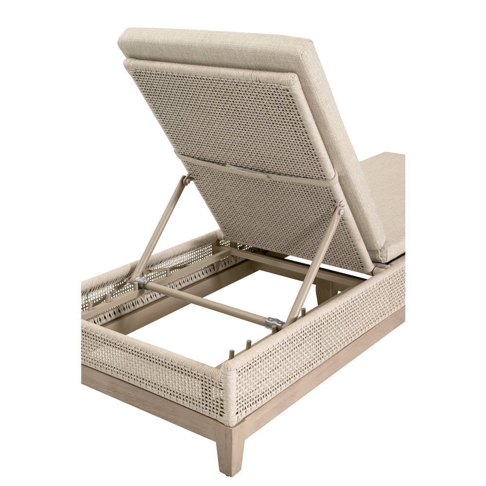 Woven - Outdoor  Transitional Tropez Outdoor Chaise Lounge. Picture 7