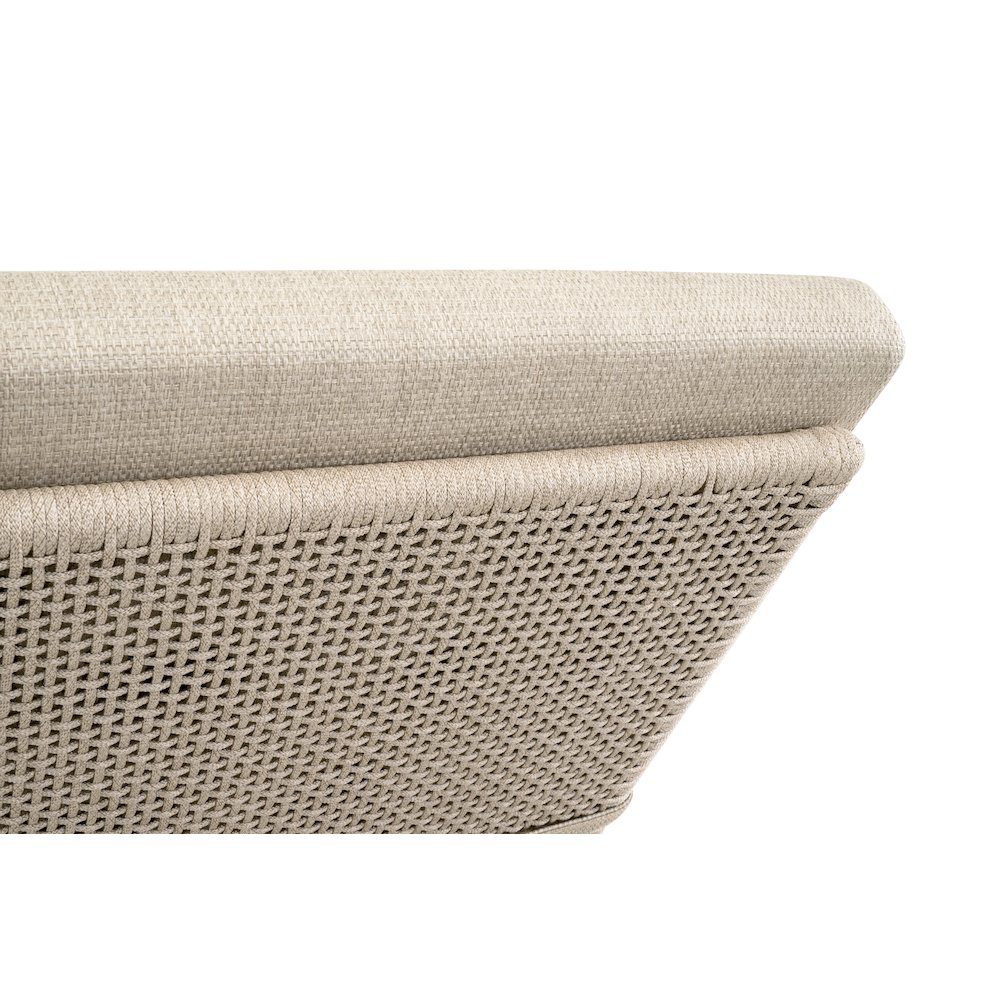 Woven - Outdoor  Transitional Tropez Outdoor Chaise Lounge. Picture 8