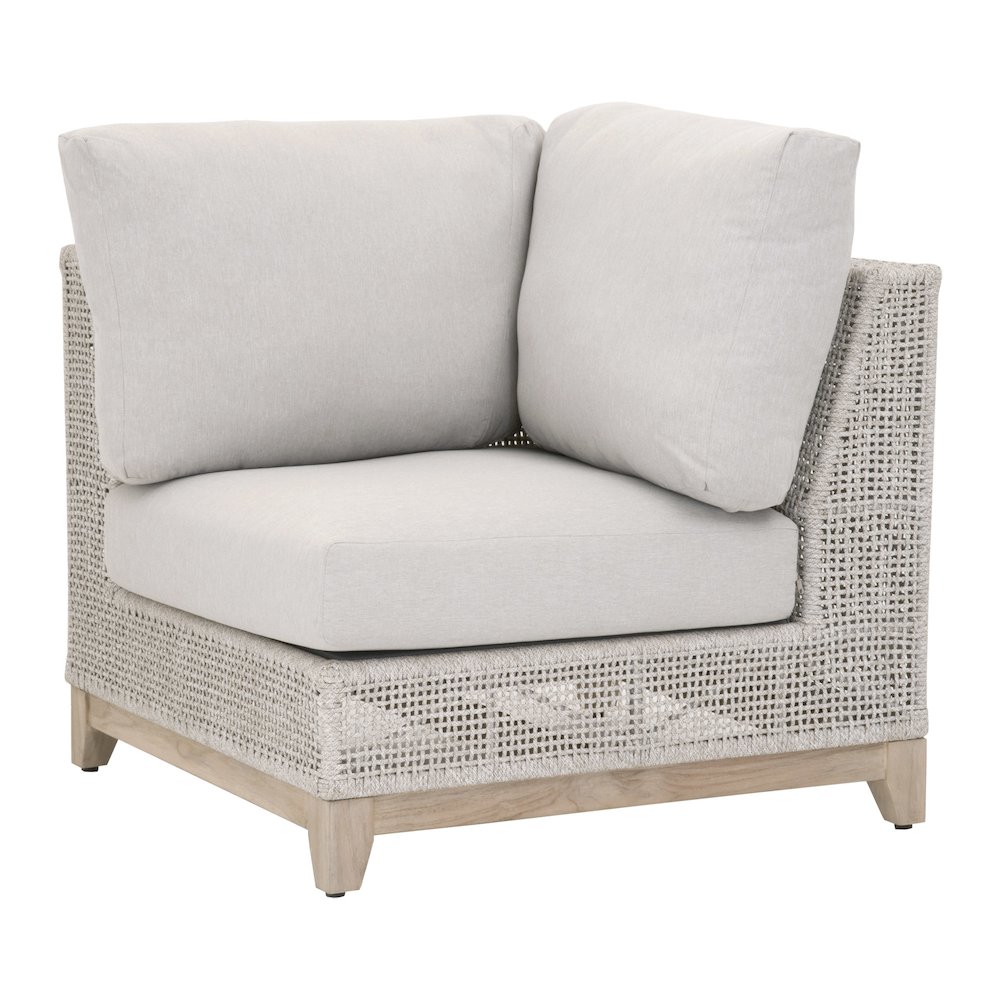 Woven - Outdoor  Transitional Tropez Outdoor Modular Corner Sofa. Picture 2