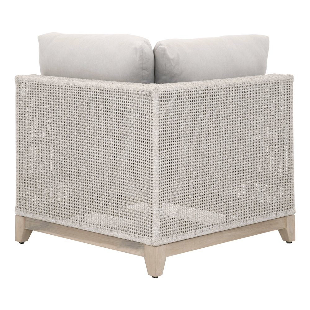 Woven - Outdoor  Transitional Tropez Outdoor Modular Corner Sofa. Picture 5