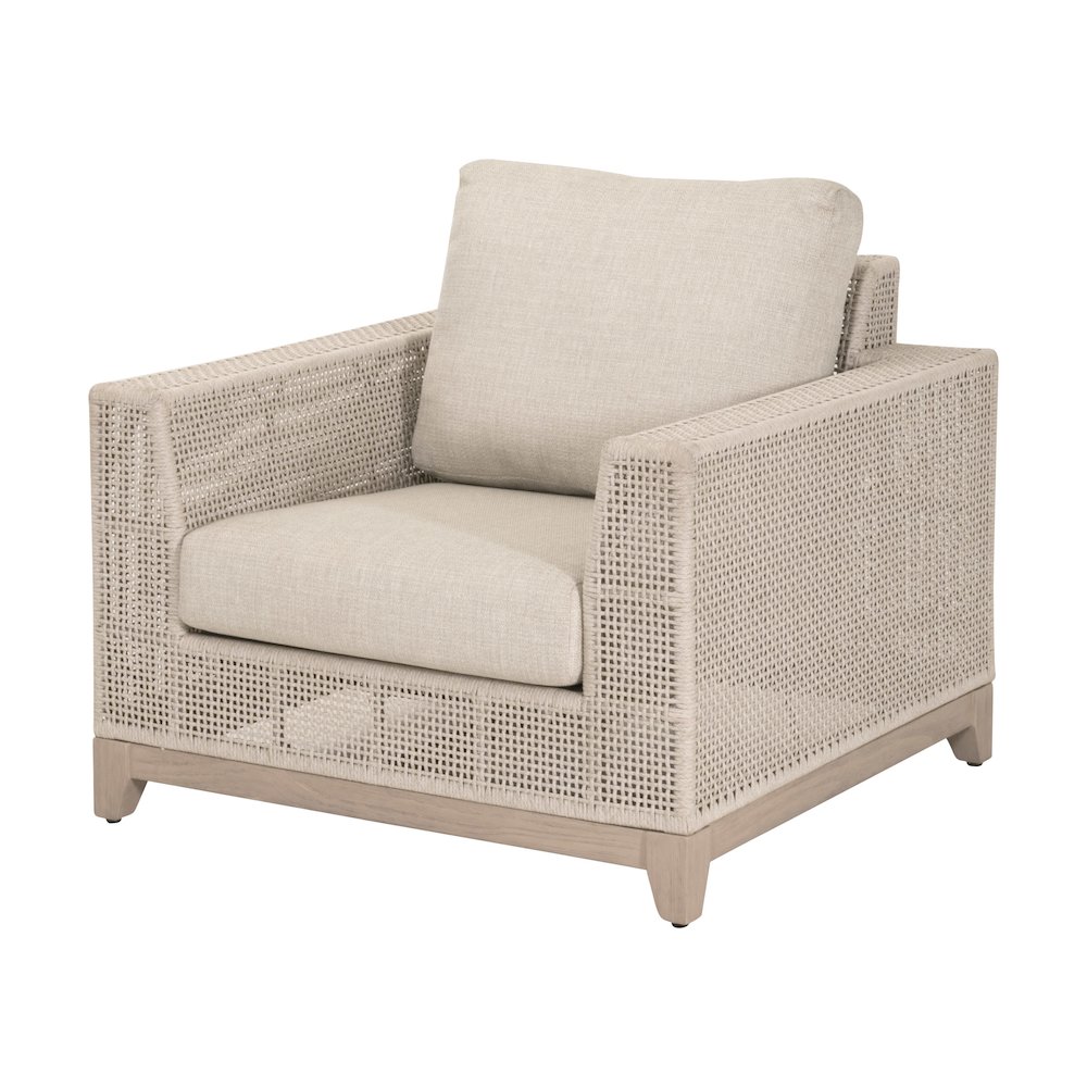 Woven - Outdoor  Transitional Tropez Outdoor Sofa Chair. Picture 2