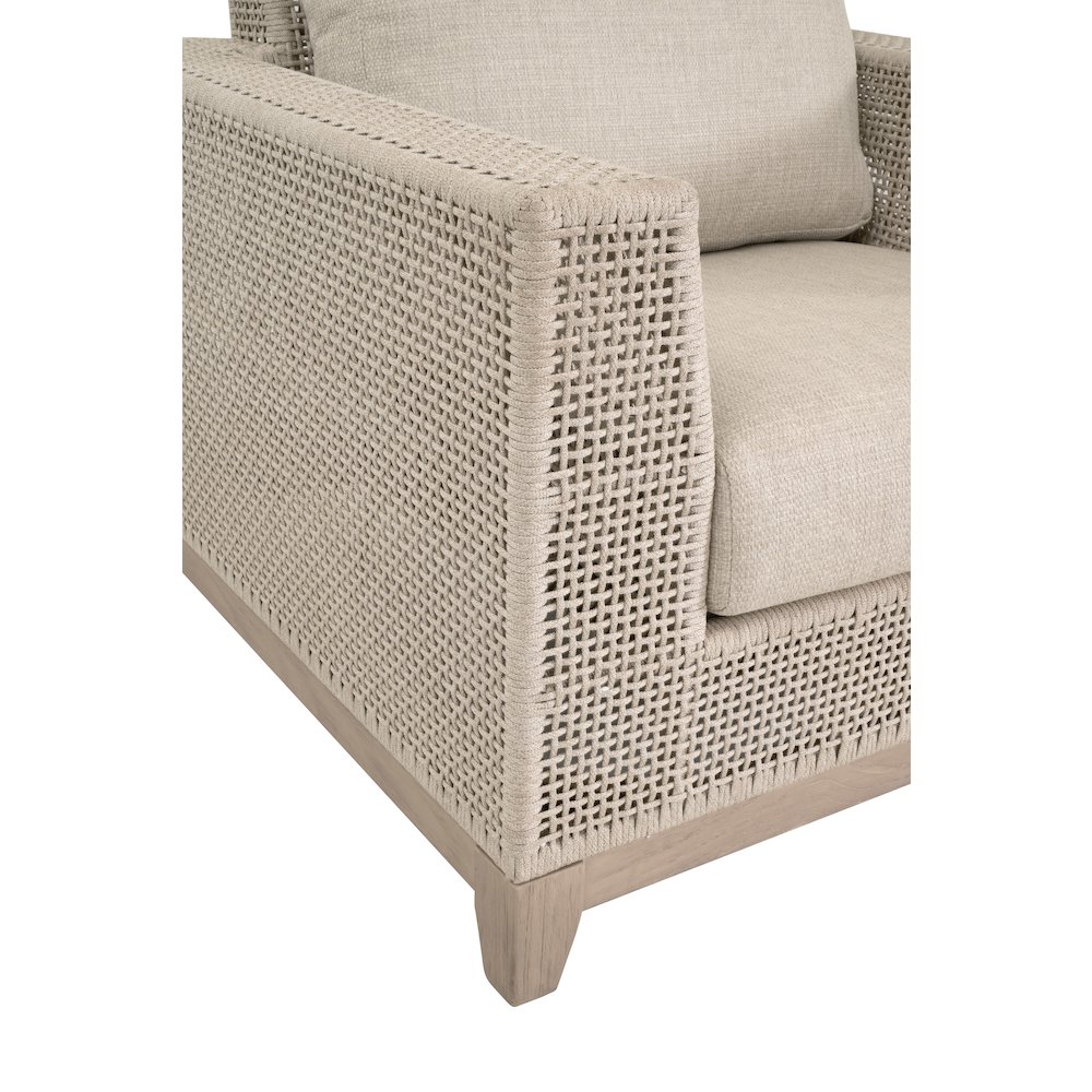 Woven - Outdoor  Transitional Tropez Outdoor Sofa Chair. Picture 9