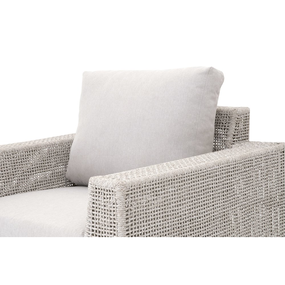 Woven - Outdoor  Transitional Tropez Outdoor Sofa Chair. Picture 7