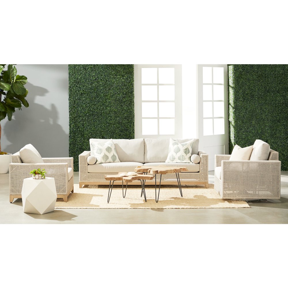 Woven - Outdoor  Transitional Tropez Outdoor Sofa Chair. Picture 8