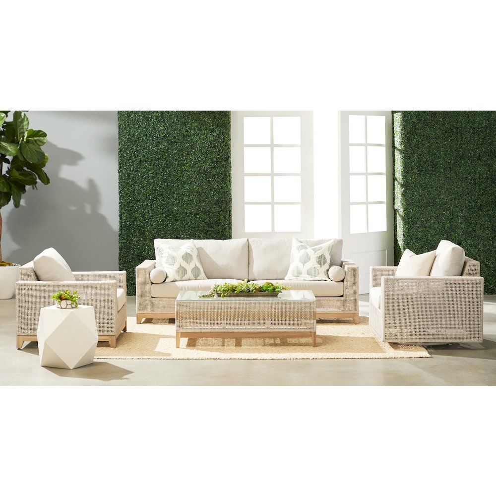 Woven - Outdoor  Transitional Tropez Outdoor Sofa Chair. Picture 10