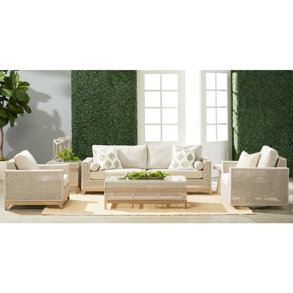 Woven - Outdoor  Transitional Tropez Outdoor Sofa Chair. Picture 11