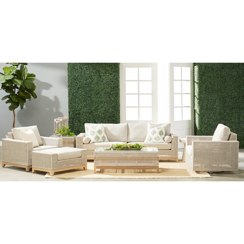 Woven - Outdoor  Transitional Tropez Outdoor Sofa Chair. Picture 12