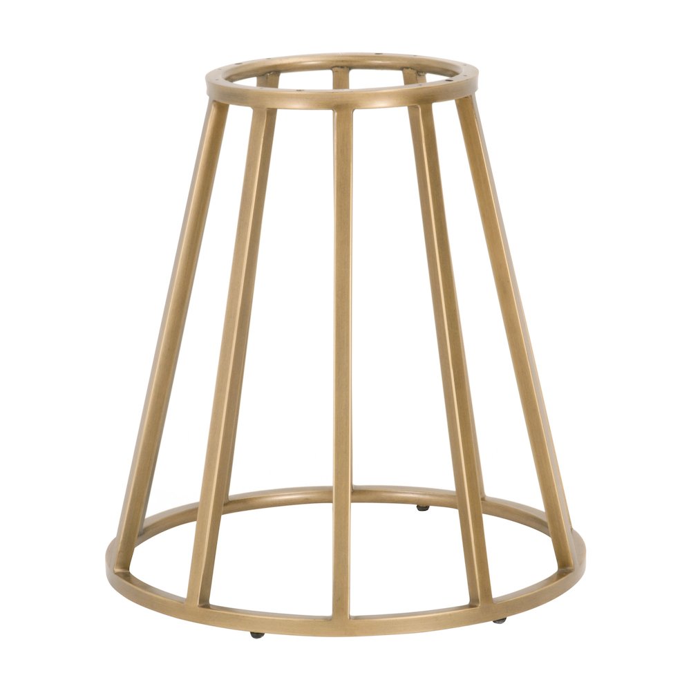 Traditions Transitional Turino Round Dining Table Base. Picture 1