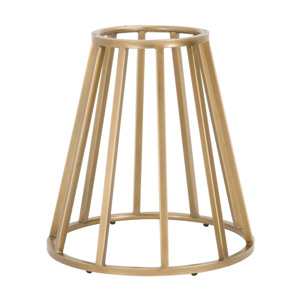 Traditions Transitional Turino Round Dining Table Base. Picture 2