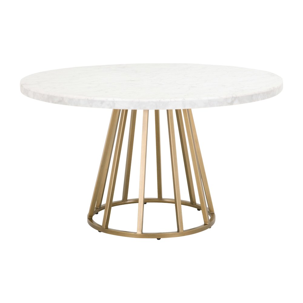Traditions Transitional Turino Round Dining Table Base. Picture 4