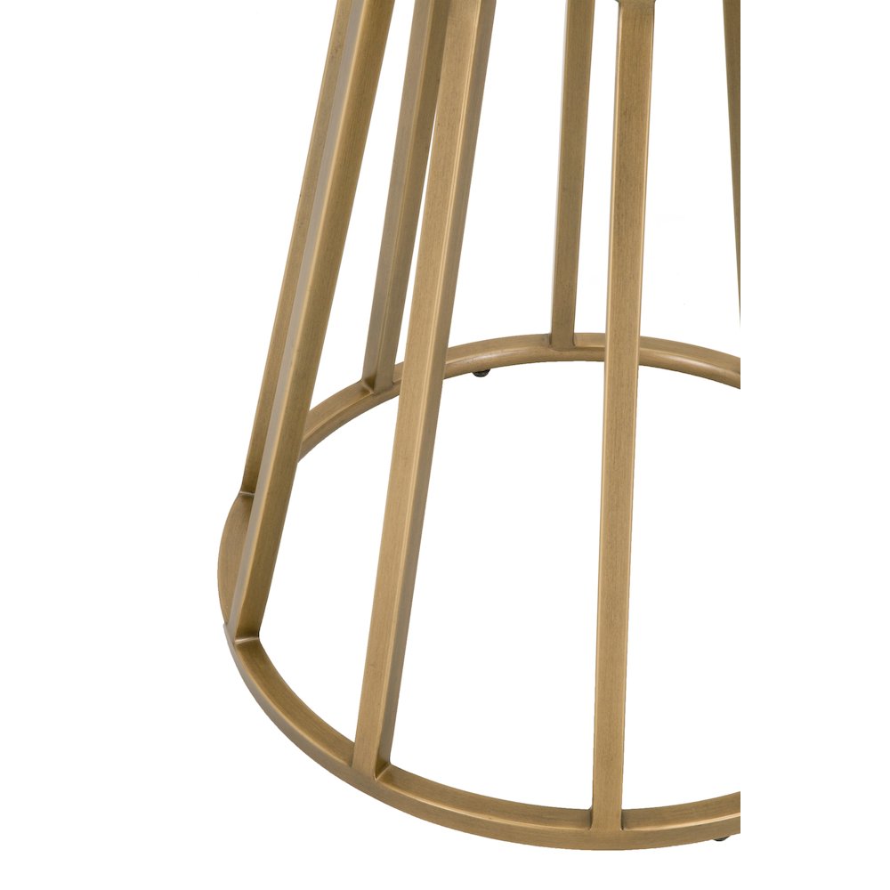 Traditions Transitional Turino Round Dining Table Base. Picture 5