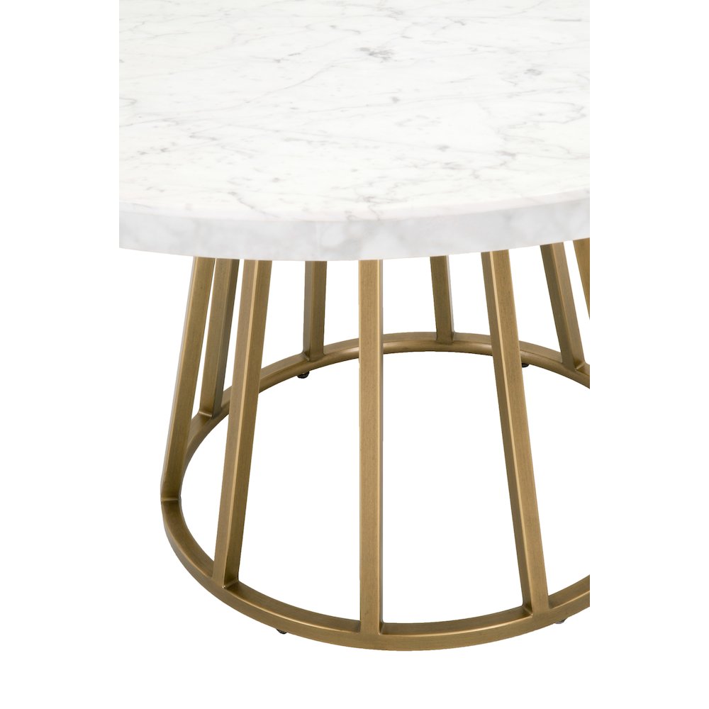 Traditions Transitional Turino Round Dining Table Base. Picture 6