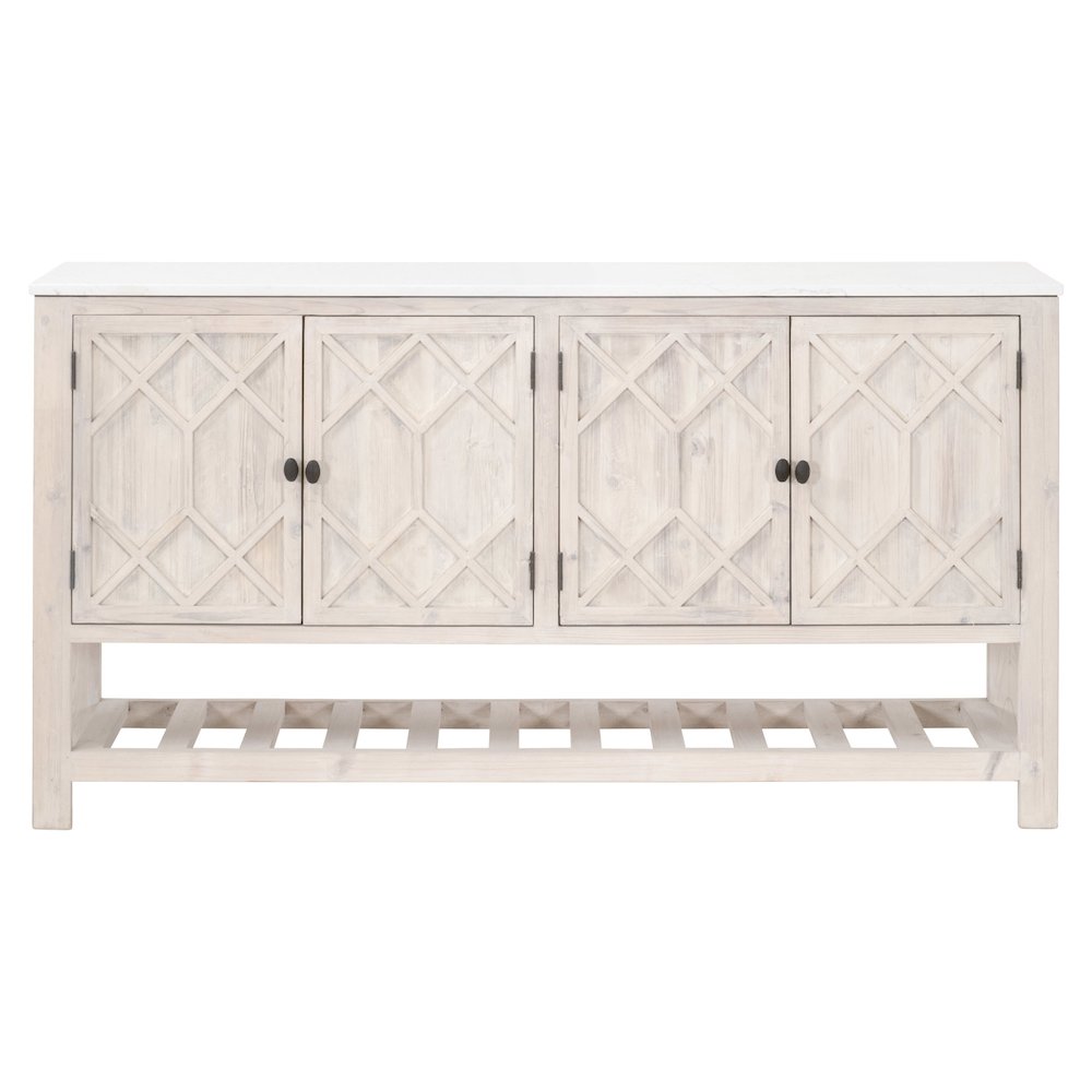 Bella Antique Transitional Willow Media Sideboard. Picture 1