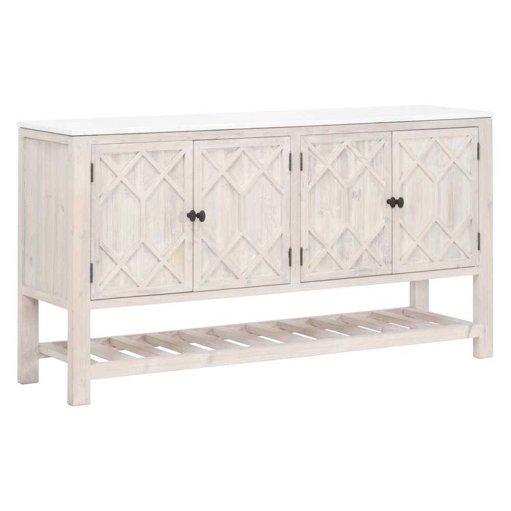 Bella Antique Transitional Willow Media Sideboard. Picture 6