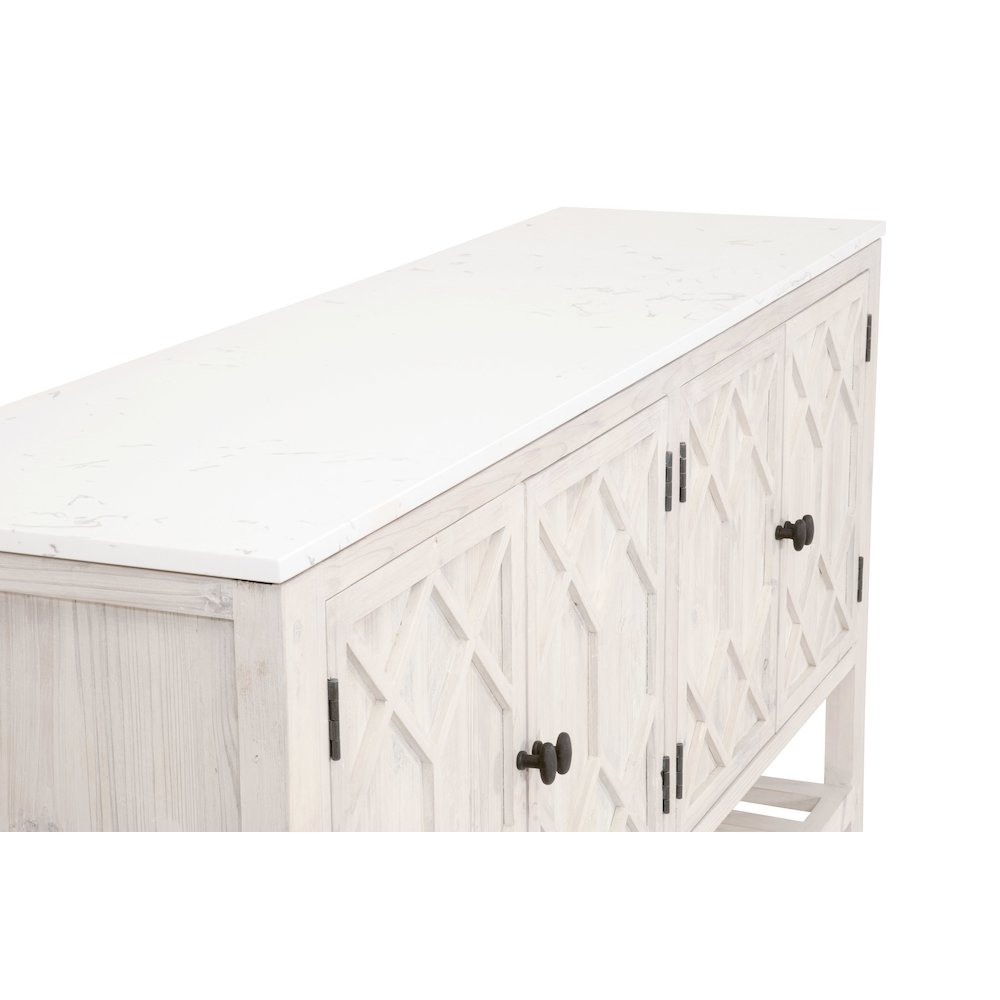 Bella Antique Transitional Willow Media Sideboard. Picture 11