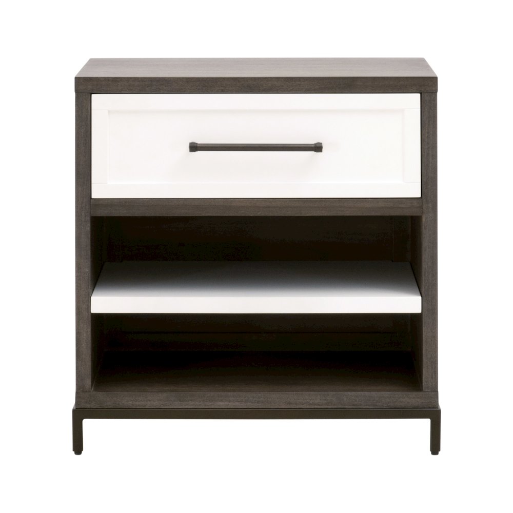 Traditions Transitional Wrenn 1-Drawer Nightstand. Picture 1