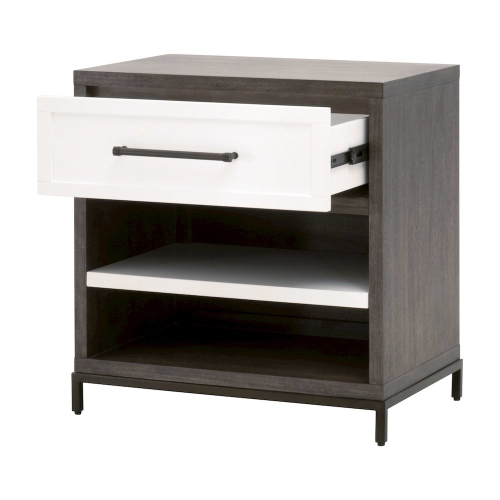 Traditions Transitional Wrenn 1-Drawer Nightstand. Picture 4