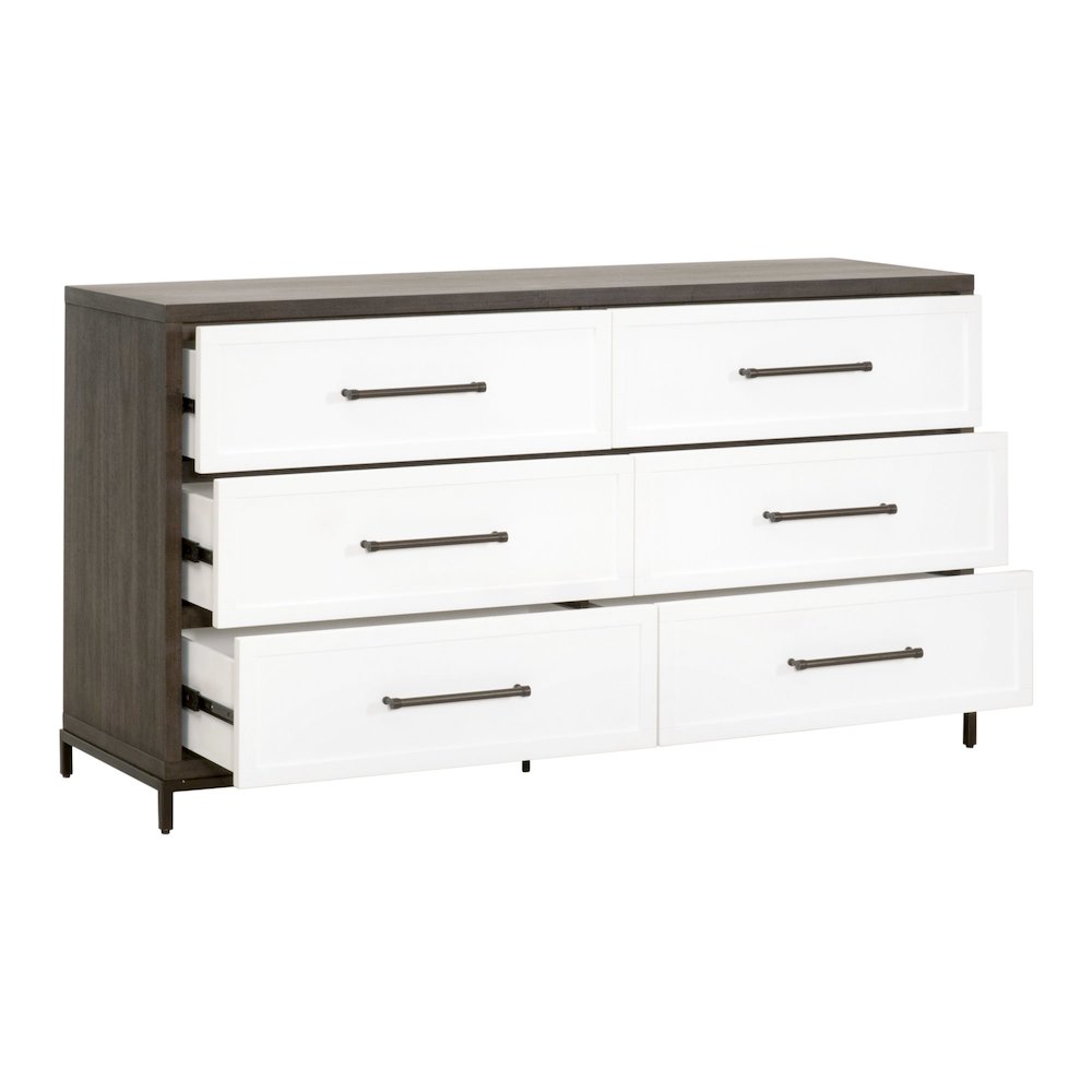 Traditions Transitional Wrenn 6-Drawer Double Dresser. Picture 4