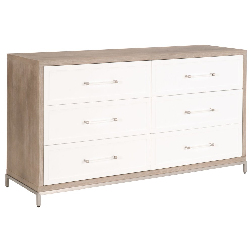 Traditions Transitional Wrenn 6-Drawer Double Dresser. Picture 3