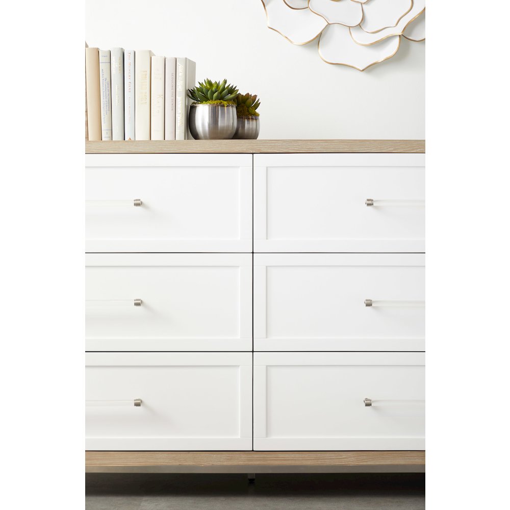 Traditions Transitional Wrenn 6-Drawer Double Dresser. Picture 8