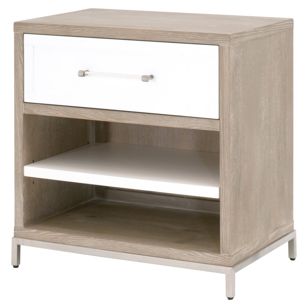 Traditions Transitional Wrenn 1-Drawer Nightstand. Picture 3