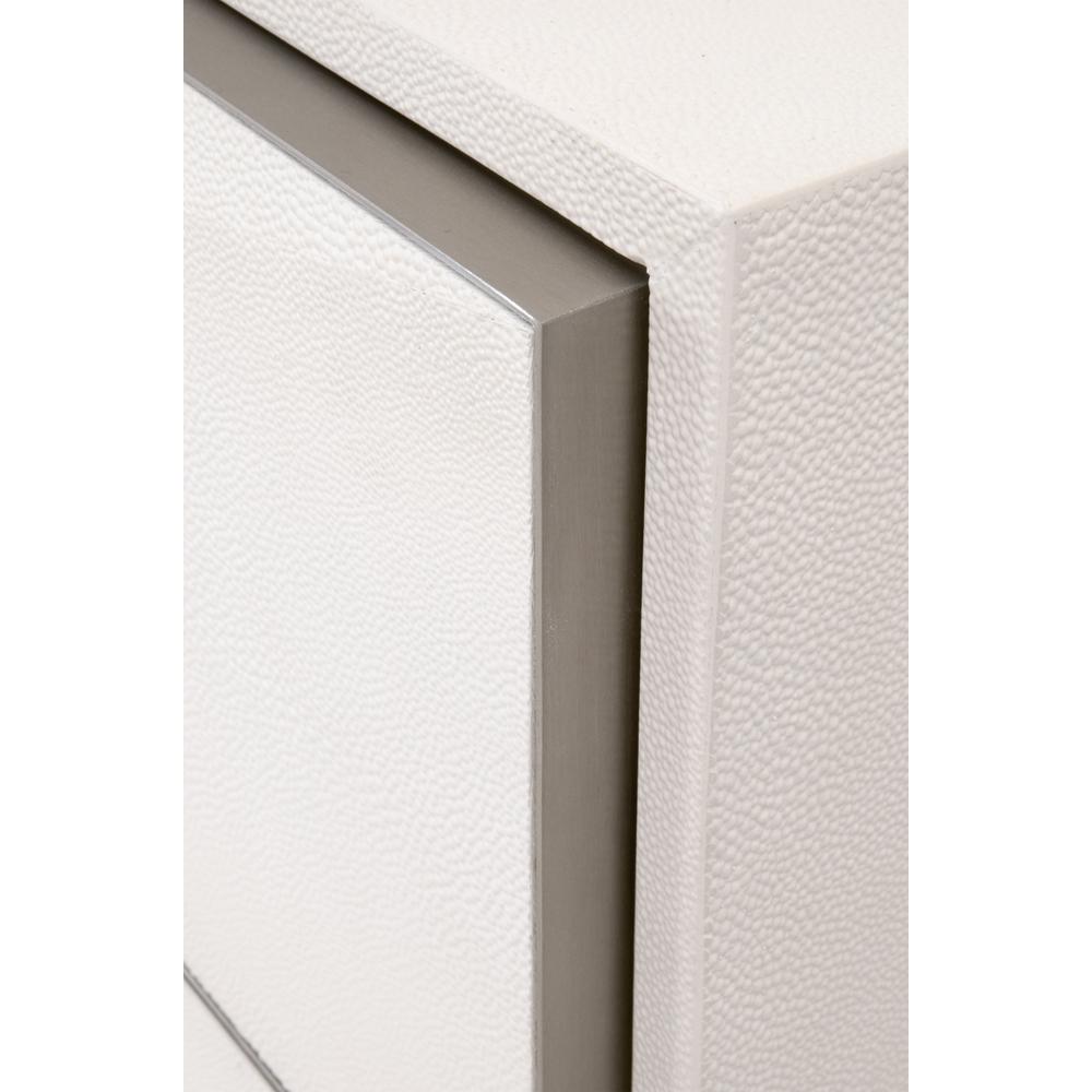 Wynn Shagreen 3-Drawer Nightstand. Picture 8