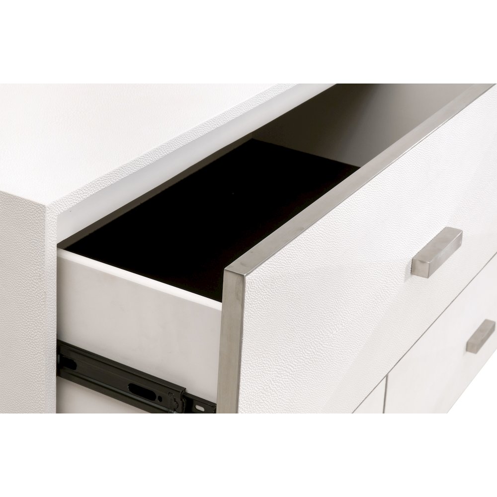 Traditions Transitional Wynn Shagreen 6-Drawer Double Dresser. Picture 8