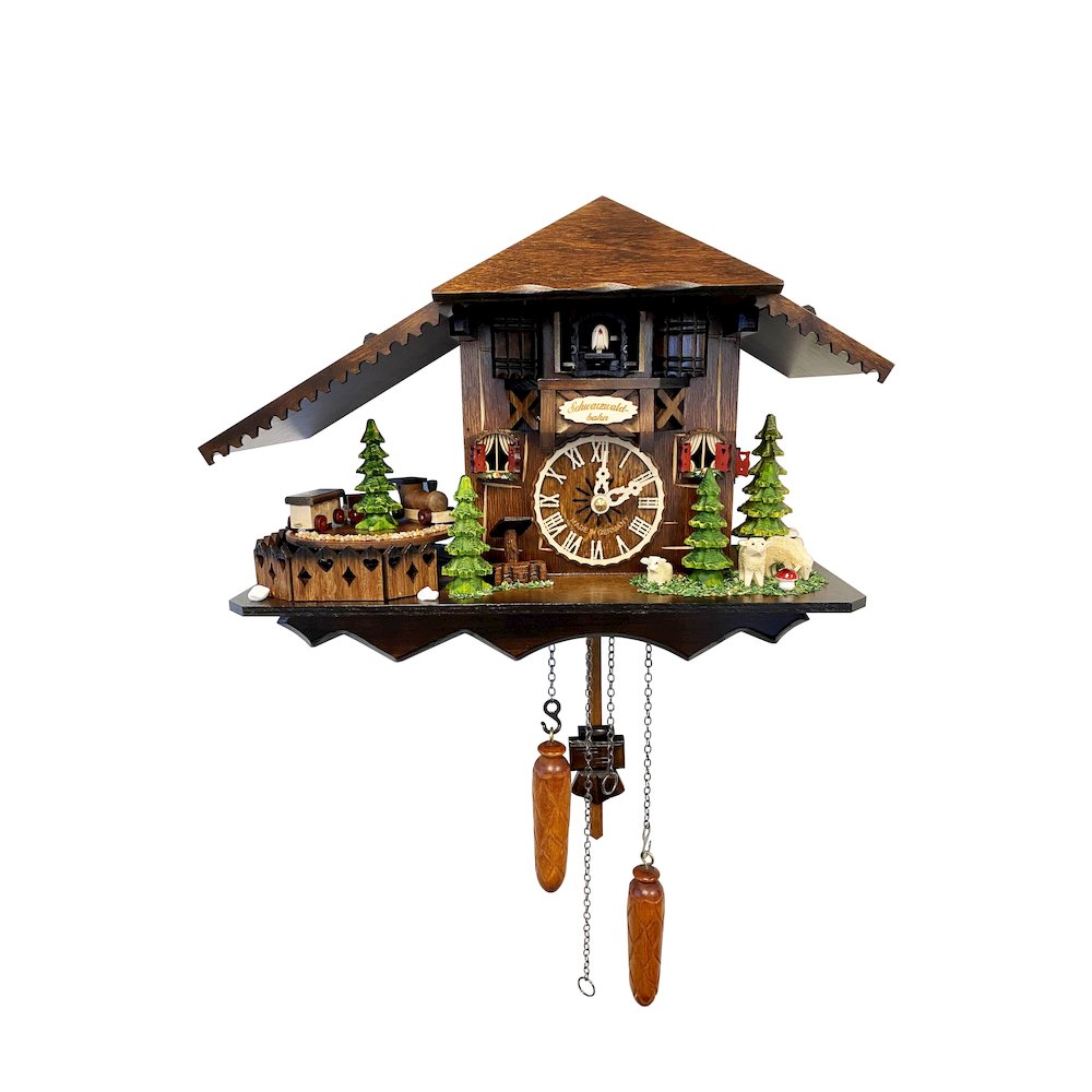 Battery-Operated Cuckoo Clock - Full Size. Picture 1