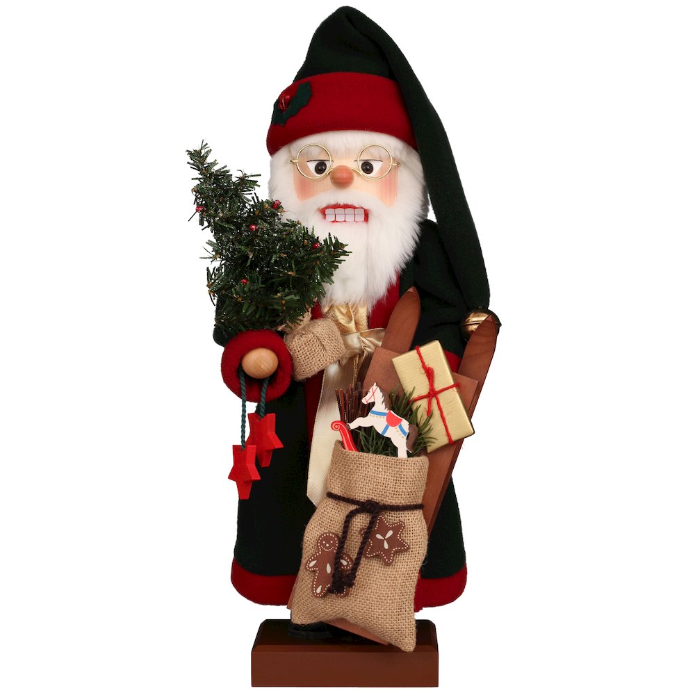 Premium Nutcracker - Santa With Christmas Gifts. Picture 1