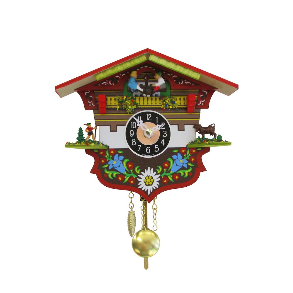 Battery-Operated Clock - Mini Size With Music/Chimes. Picture 1