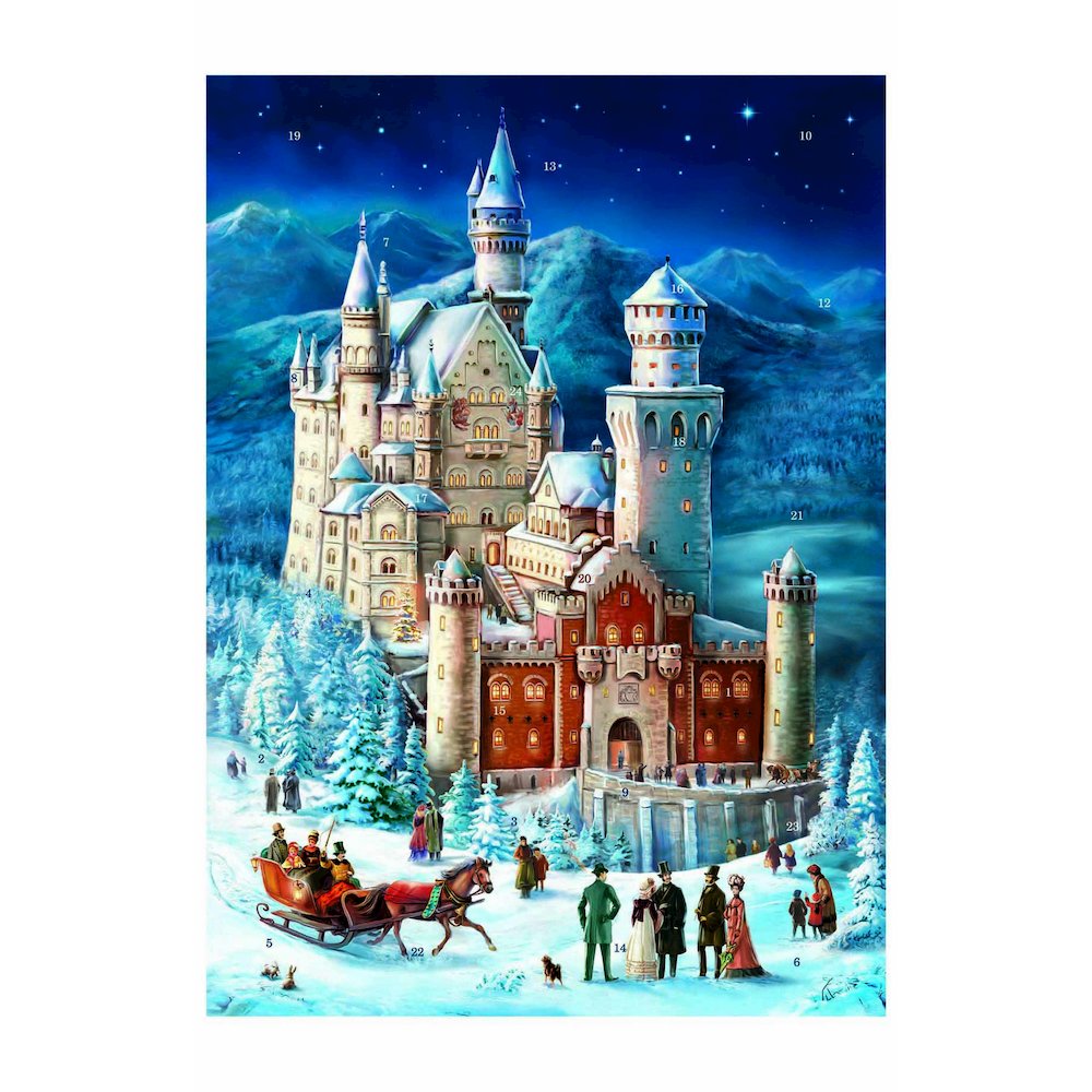 Advent - Neuschwanste" Extra Large (No Envelope). Picture 1
