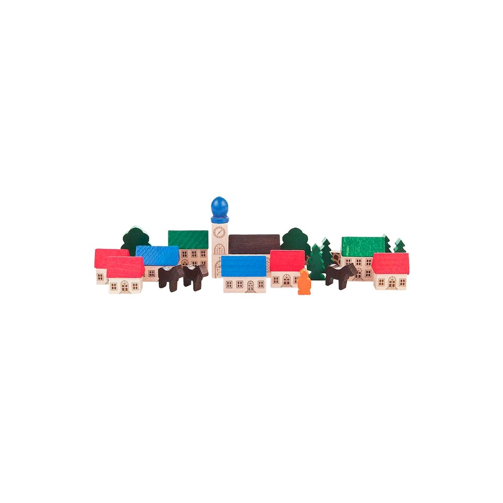 Wooden Toy - Moutain Village. Picture 1