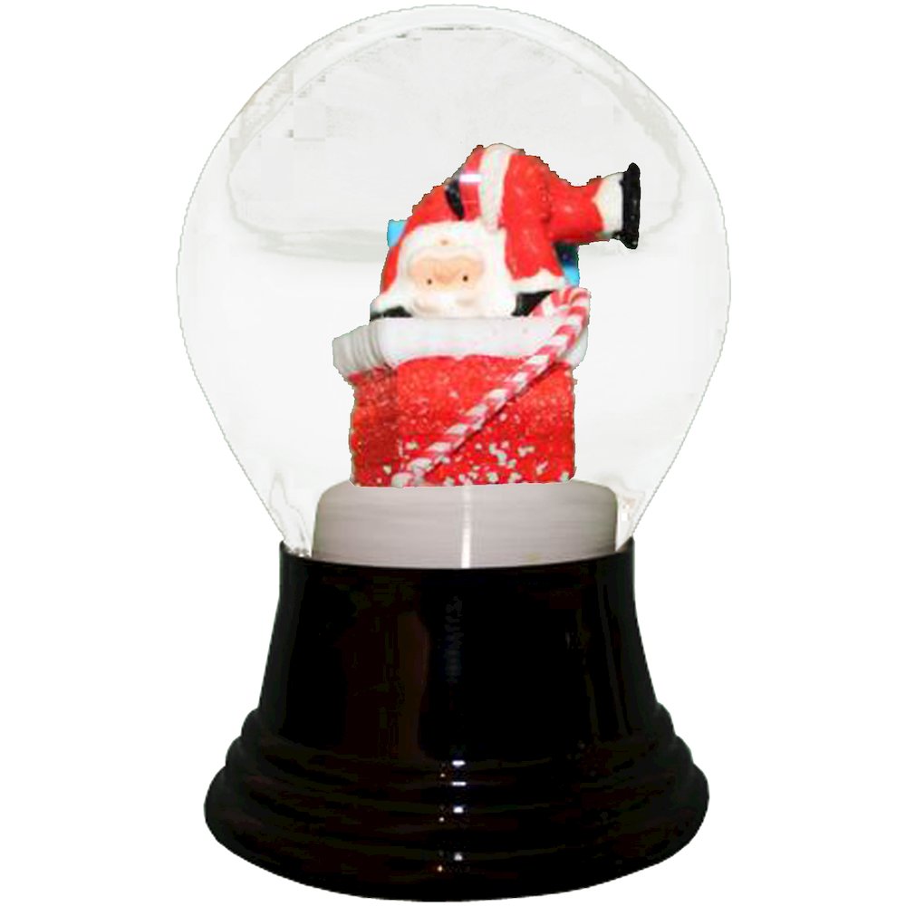 Snowglobe - Medium Santa " Chimney. Picture 1