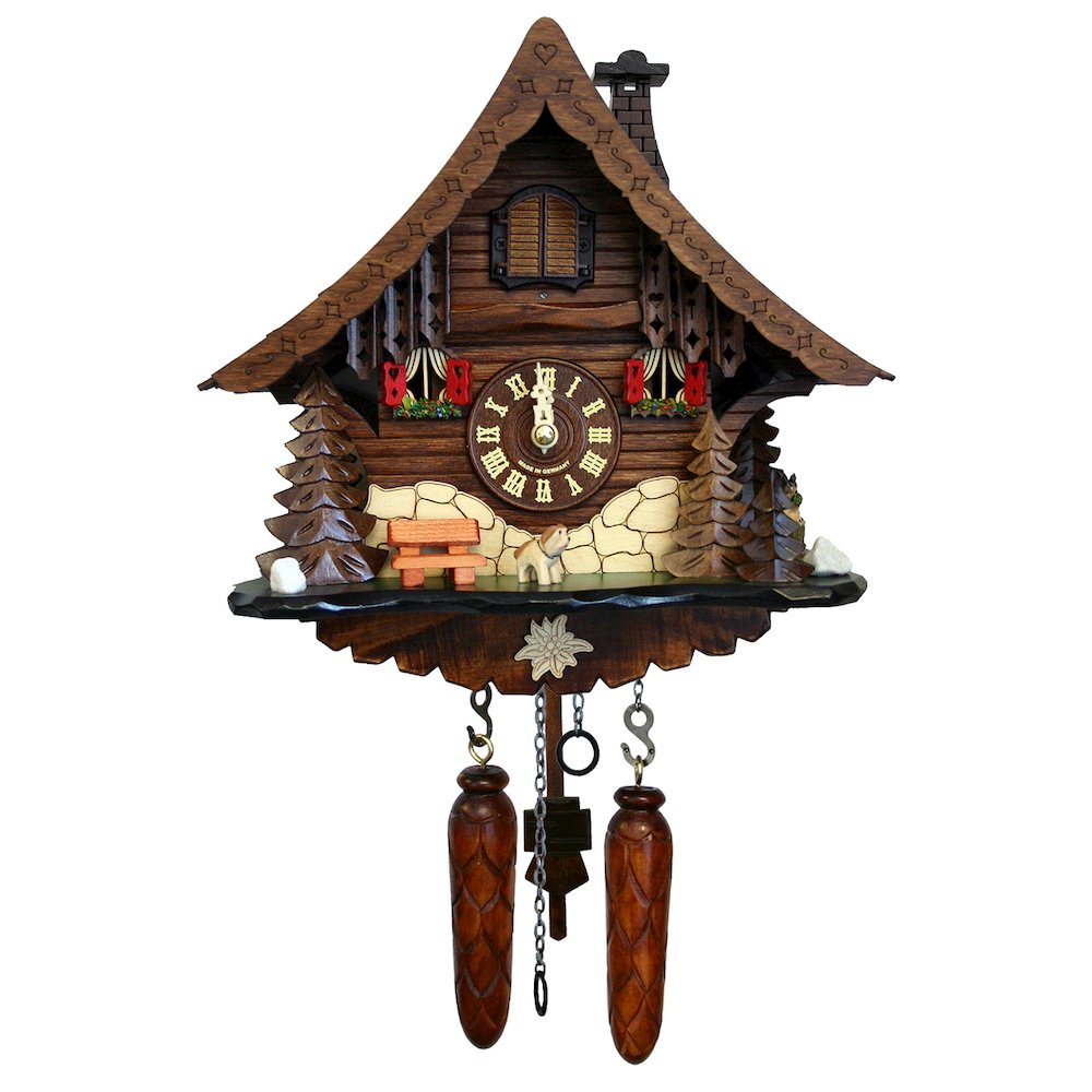 Battery-Operated Cuckoo Clock - Full Size. Picture 1