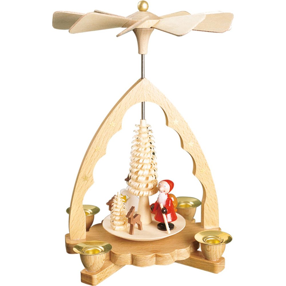 Pyramid - Santa, Deer And Snowman. Picture 1