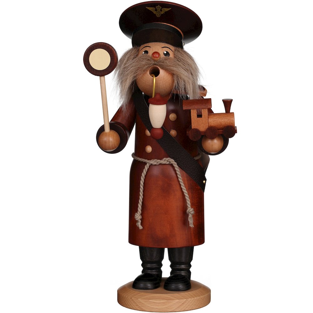 Incense Burner - Train Conductor (Natural). Picture 1
