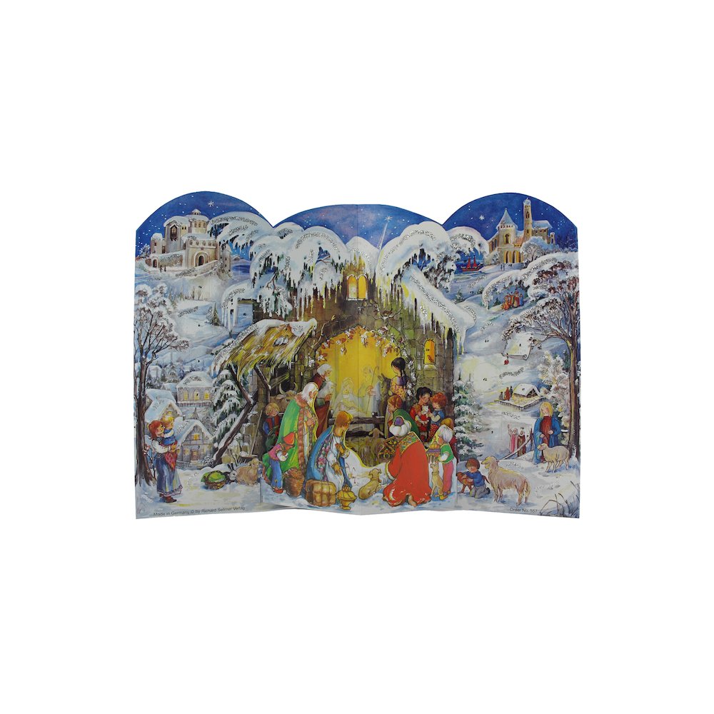 Advent - 3-Dimensional Manger Scene. Picture 1