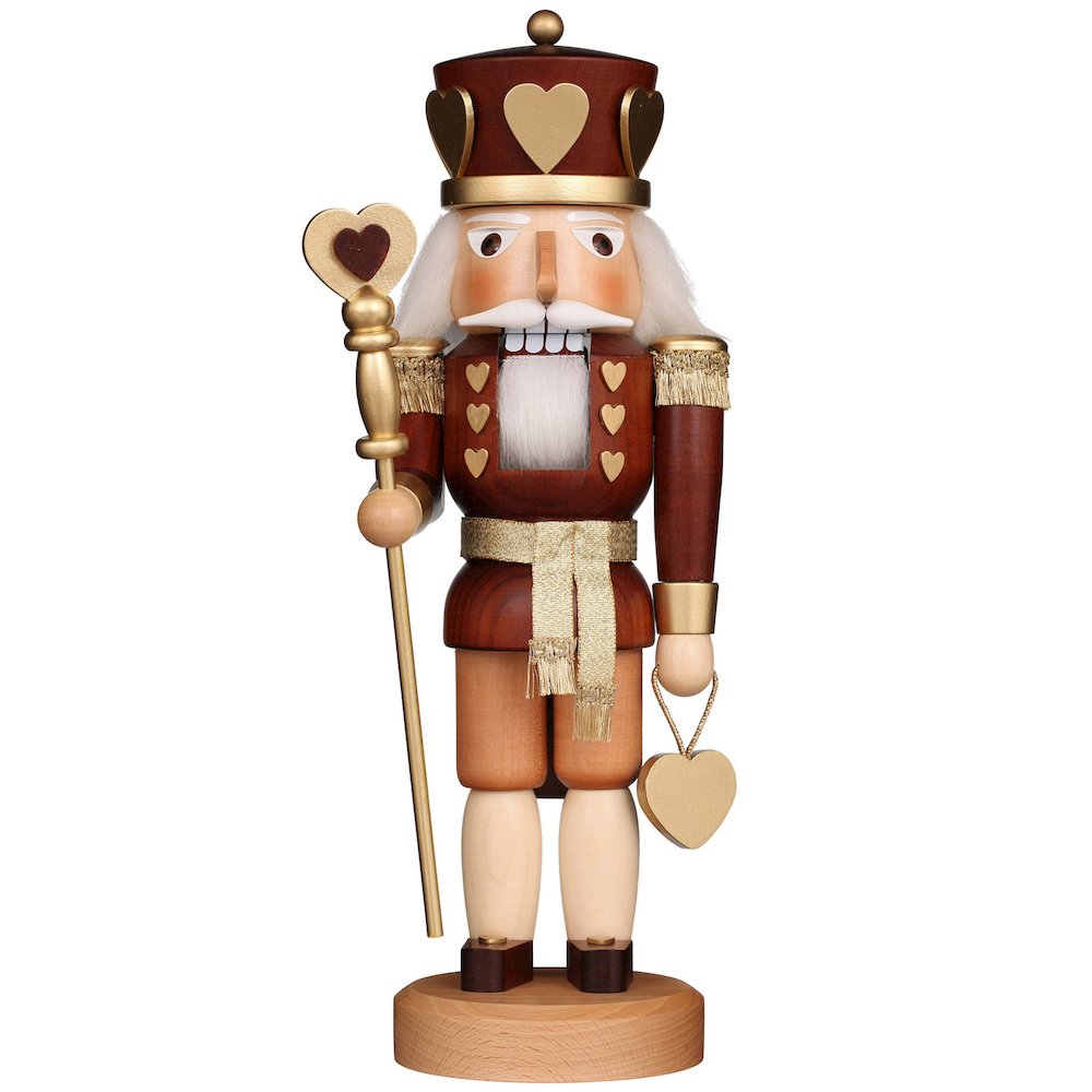 Nutcracker - King Of Hearts (Natural). Picture 1