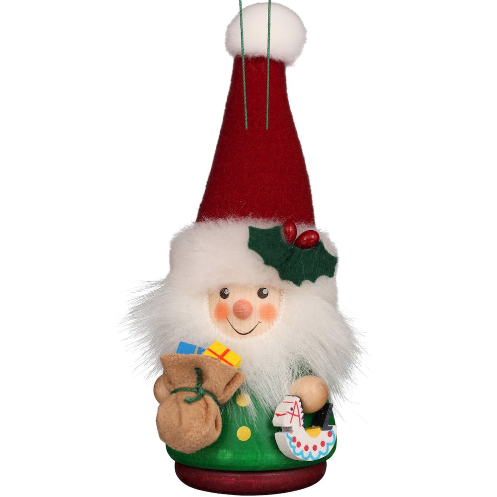 Ornament - Green Santa. Picture 1