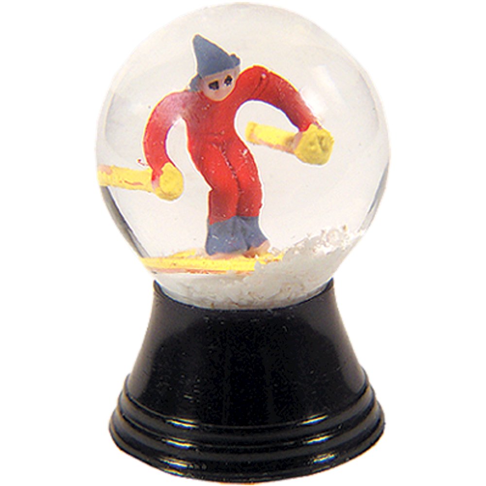 Snowglobe - Mini Skier. Picture 1