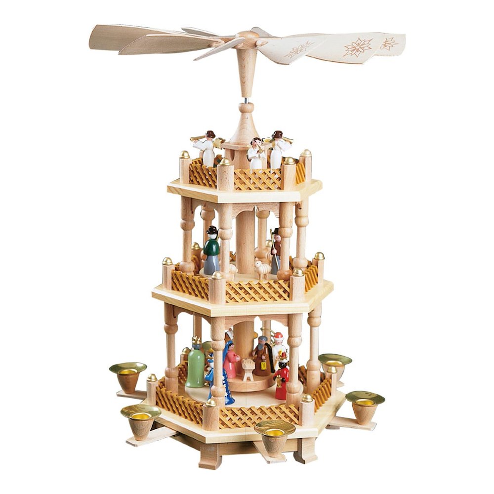 Pyramid - 3 Tiers - Nativity. Picture 1