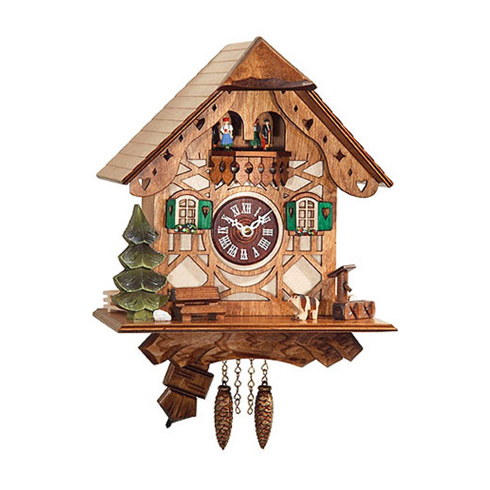 Battery-Operated Clock - Mini Size With Music/Chimes. Picture 1
