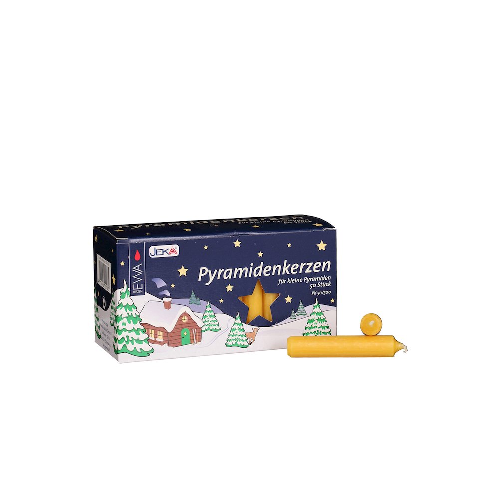 German Candle For Pyramids - Natural. Picture 1