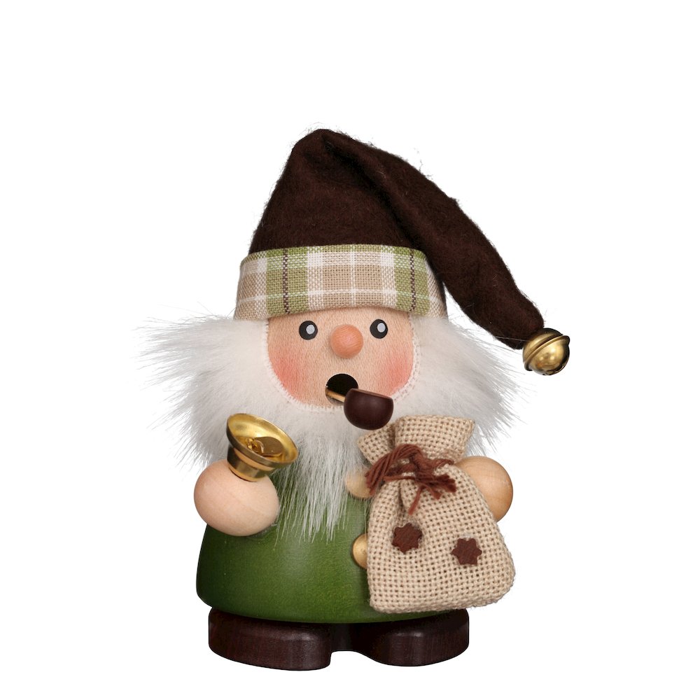 Smoker - Rolly Polly Santa In Green. Picture 1