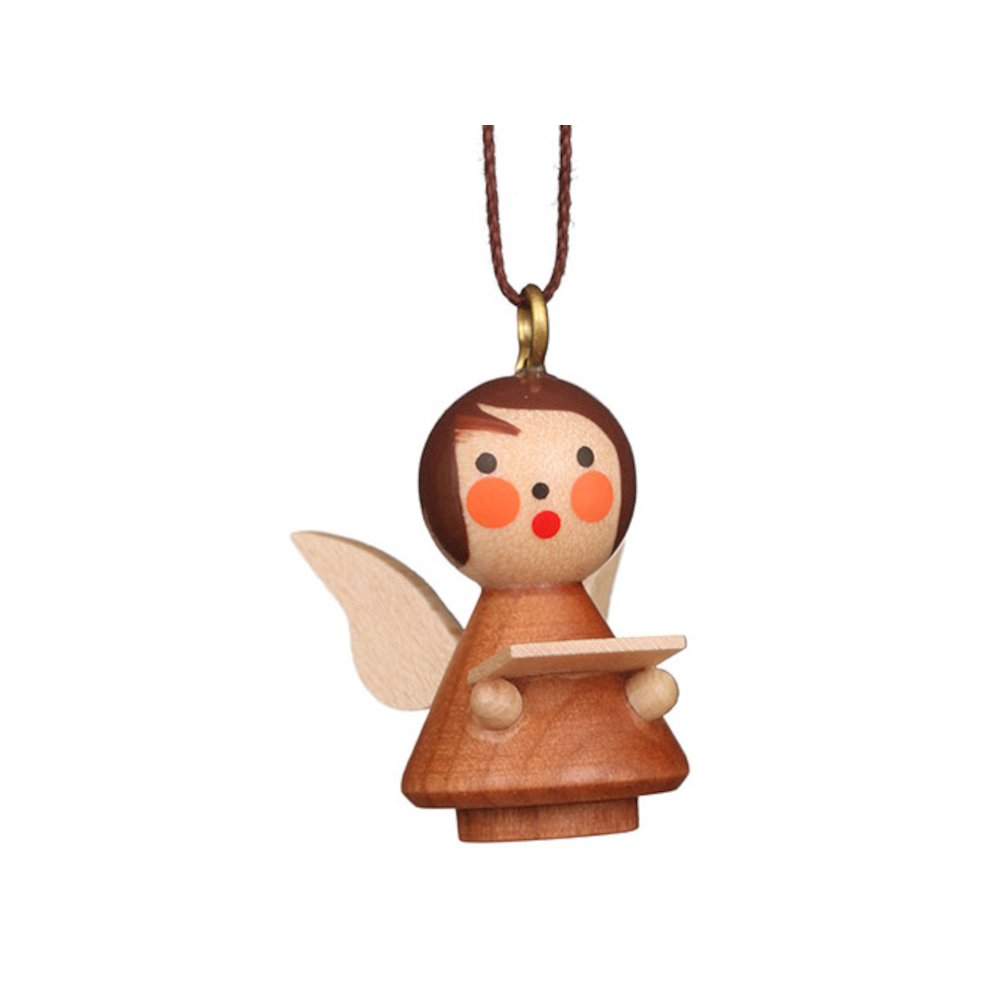 Ornament - Angel In Natural Finish. Picture 1