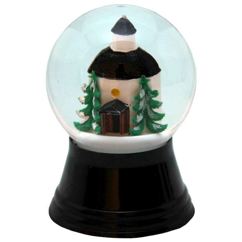 Snowglobe - Small Church. Picture 1